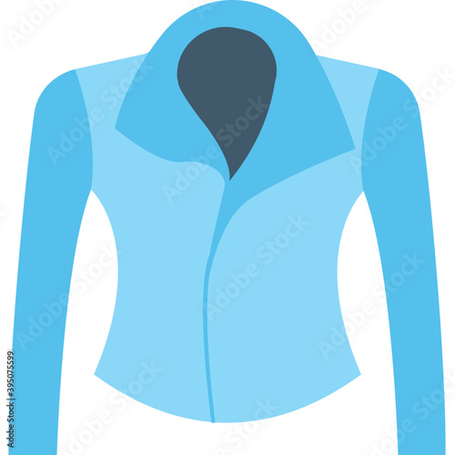
Coat Flat Vector Icon 
