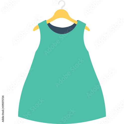 
Blouse Flat Vector Icon 
