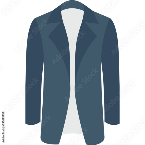 
Coat Flat Vector Icon 
