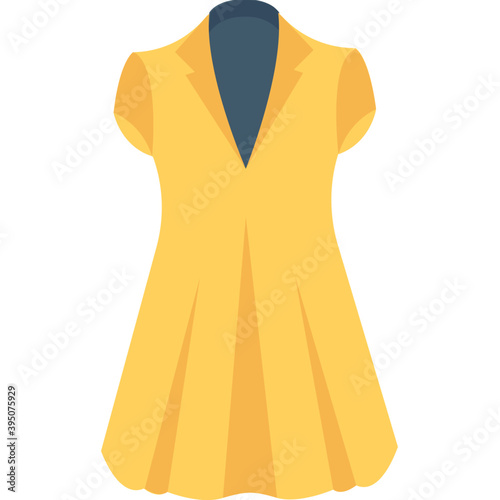 
Blouse Flat Vector Icon 
