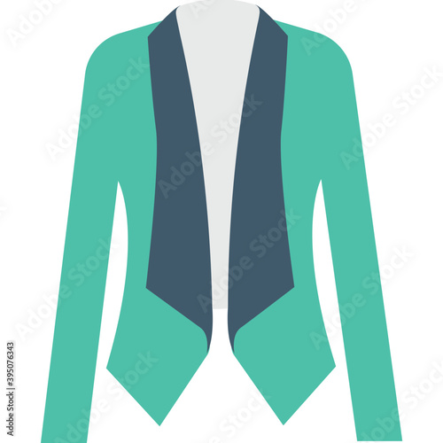 
Coat Flat Vector Icon 
