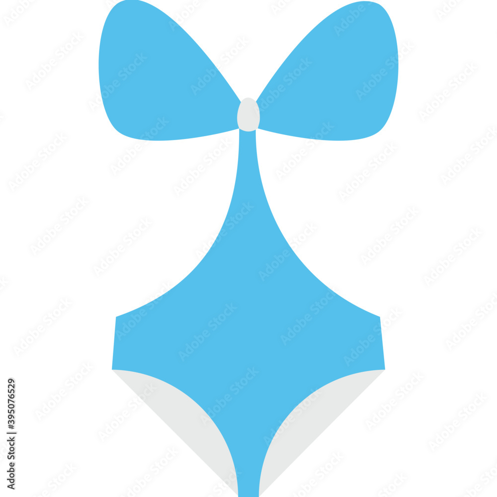 
Bikini Flat Vector Icon
