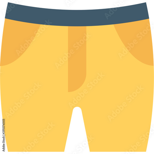
Shorts Flat Vector Icon 
