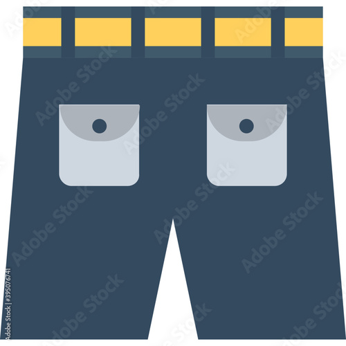
Shorts Flat Vector Icon 
