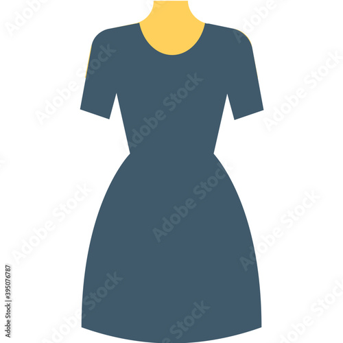  Blouse Flat Vector Icon 