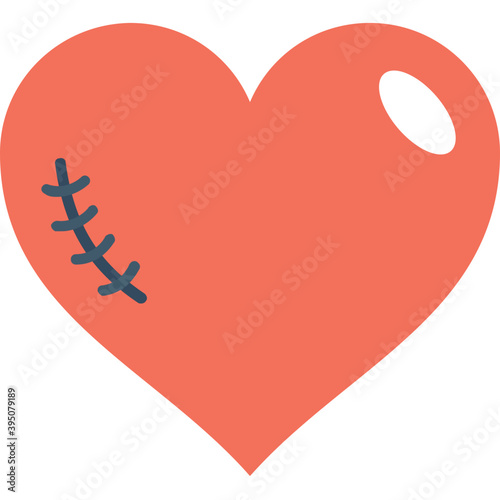 
Broken Heart Vector Icon

