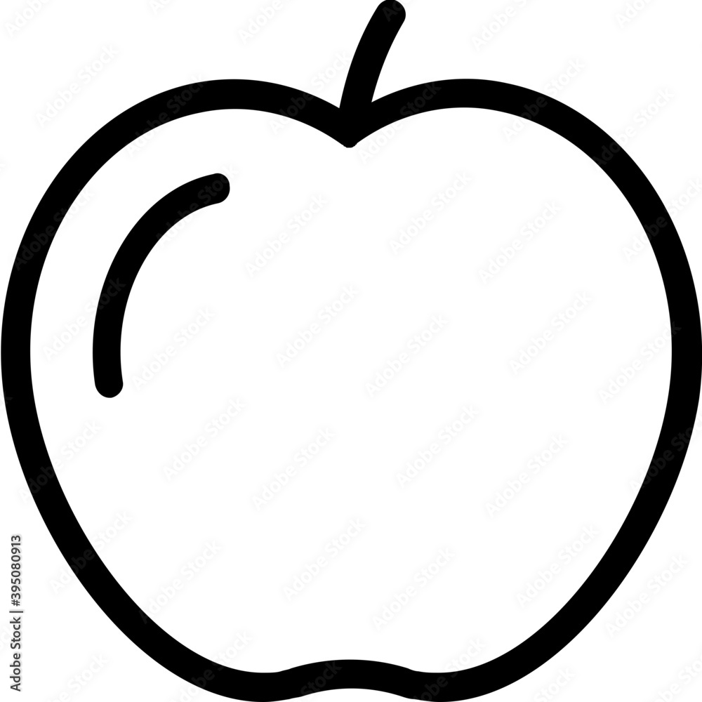 Apple Vector Line Icon
Apple Vector Line Icon