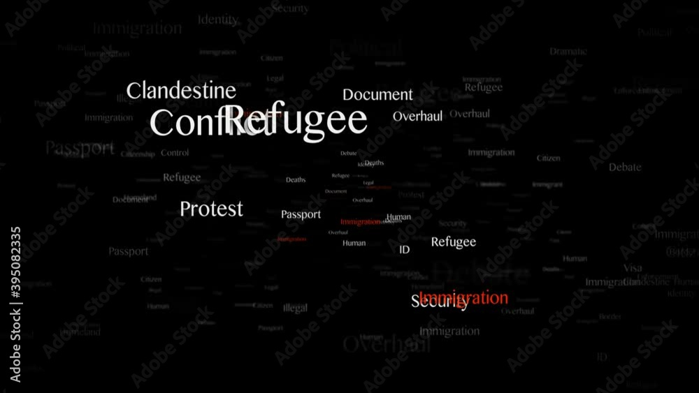 IMMIGRATIONS Keywords Animation, Background, Loop, 4k
IMMIGRATIONS Keywords Animation, Background, Loop, 4k