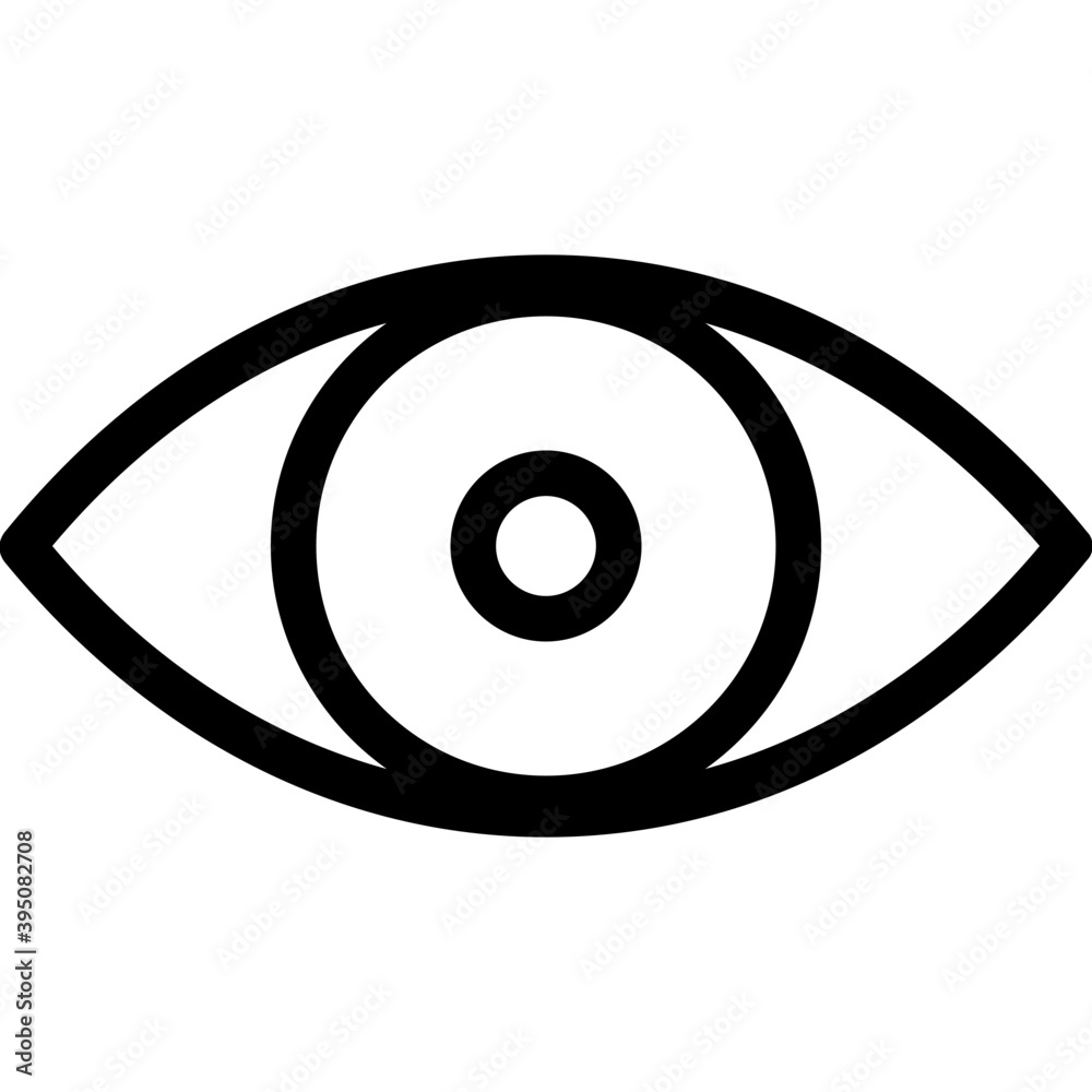 Eye Vector Line Icon
Eye Vector Line Icon