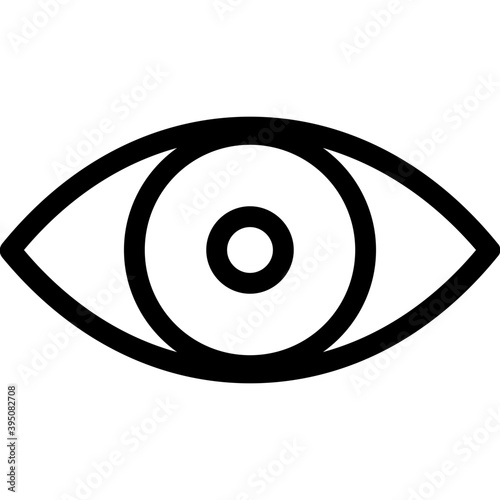  Eye Vector Line Icon 