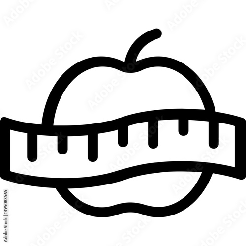 
Weight Loss Vector Line Icon
