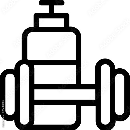 
Dumbbell Vector Line Icon
