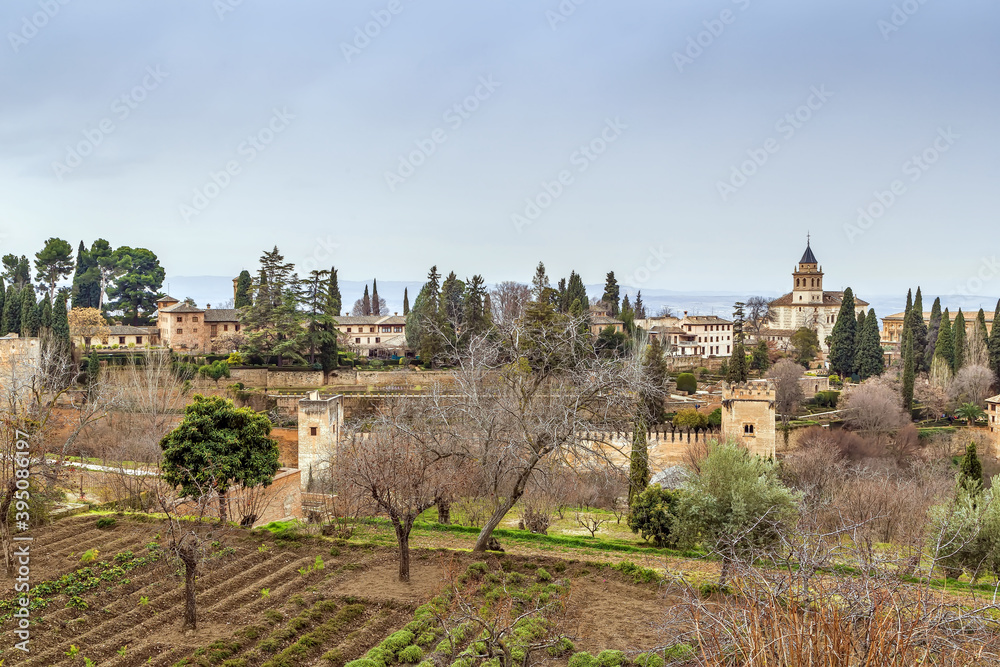 View of Alhambra, Granada, Spain