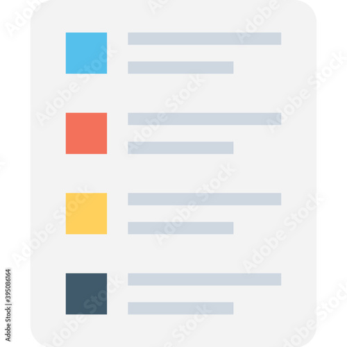 
Presentation Flat Vector Icon 
