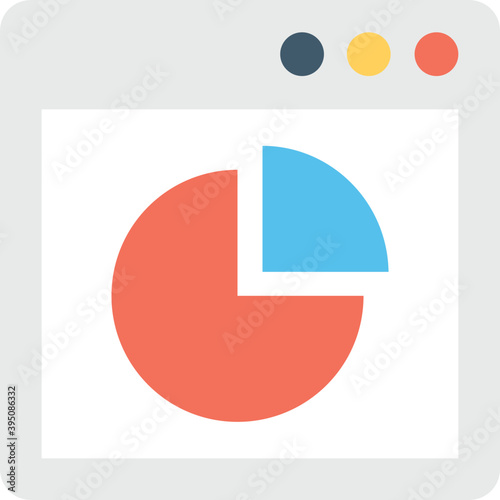 
Presentation Flat Vector Icon 

