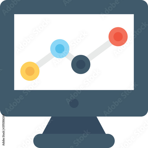 
Presentation Flat Vector Icon 
