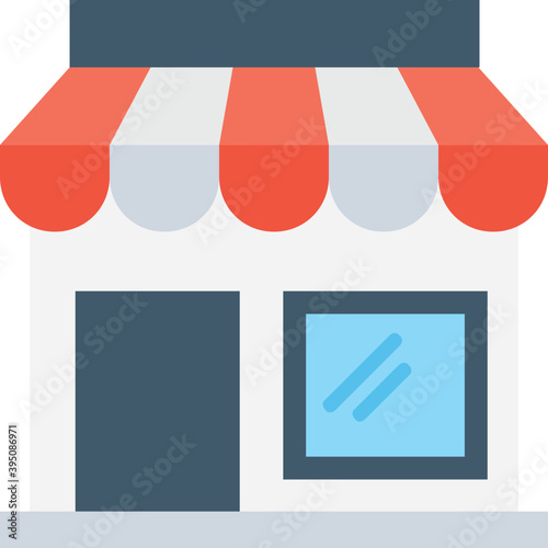 
Shop Flat Vector Icon
