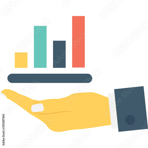 
Presentation Flat Vector Icon 
