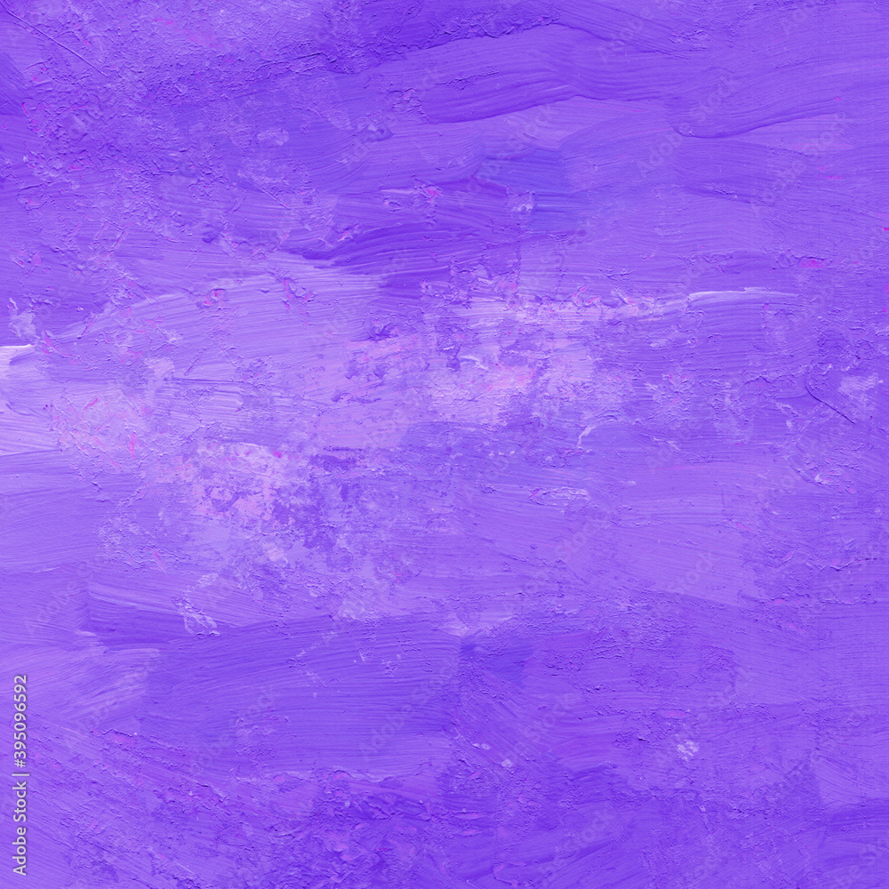 Violet square paint raster background. brash strokes texture. Hand drawn splashes