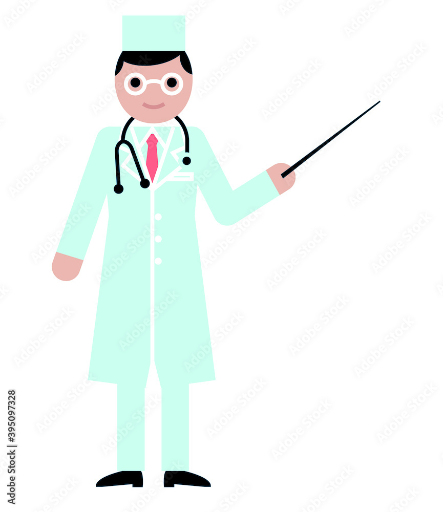 doctor man in the clinic icon. presentation vector doctor man in the clinic icon. presentation vector