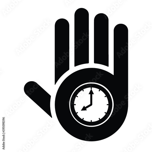 Time icon, Clock vector isolated on white background. 24 hour assistance. 24 hours time icon photo