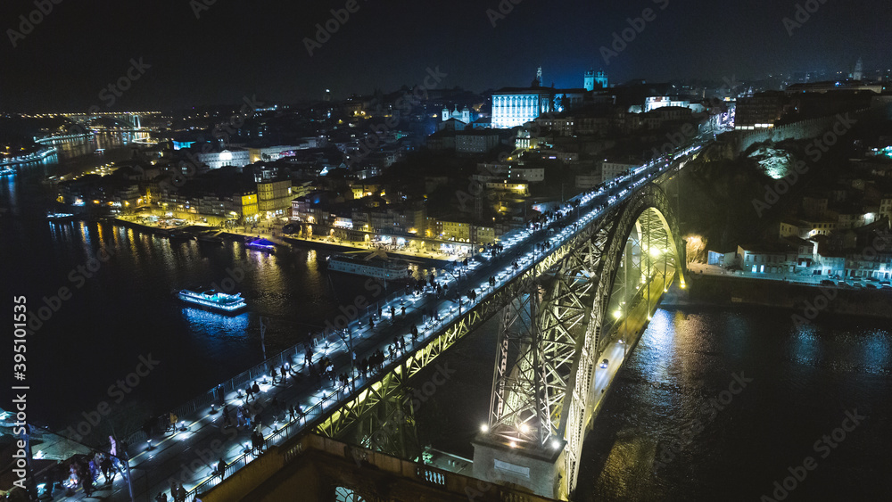 Porto, Portugal, Dom Luis I bridge, Ponte Luis I over Douru river Porto, Portugal, Dom Luis I bridge, Ponte Luis I over Douru river