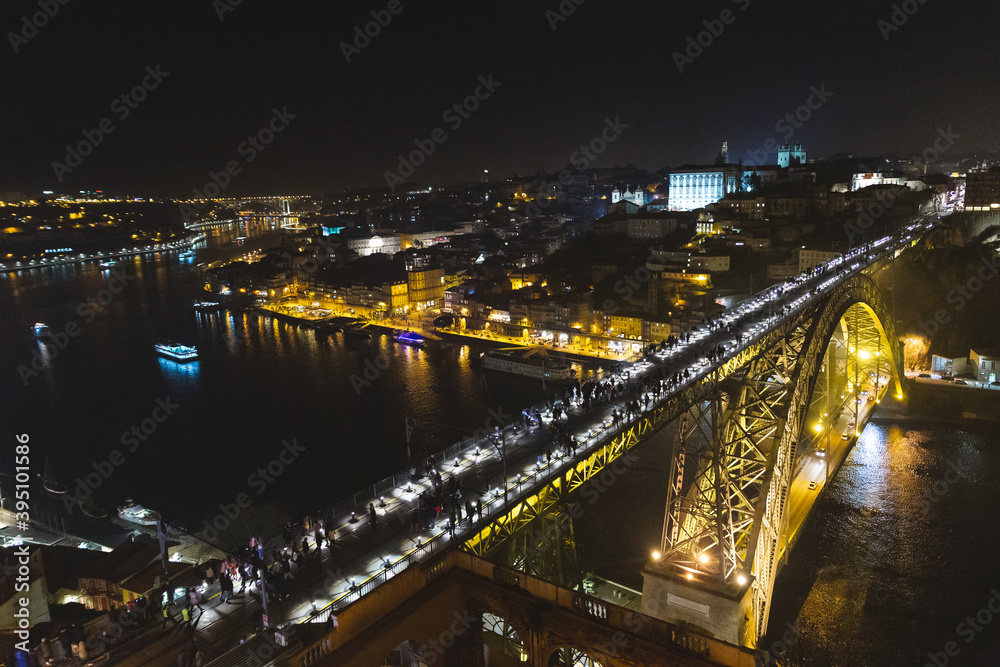 Porto, Portugal, Dom Luis I bridge, Ponte Luis I over Douru river Porto, Portugal, Dom Luis I bridge, Ponte Luis I over Douru river