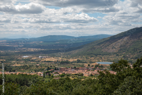 View of San Martin de Trevejo, village of Caceres, Spain photo