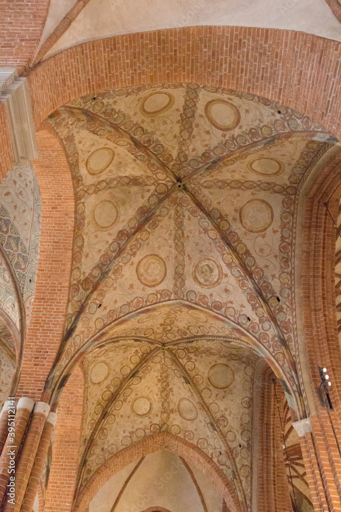 Ceiling of Saint Nicholas Church or Storkyrkan, Stockholm, Sweden.