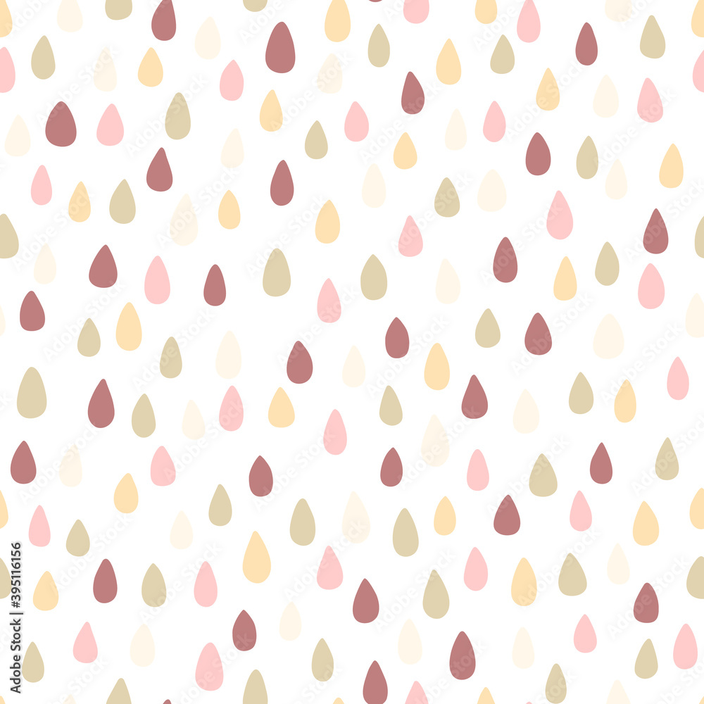 Vector seamless pattern with hand drawn raindrops. Simple abstract design for wrapping paper, textile, stationery, wallpaper. Vector seamless pattern with hand drawn raindrops. Simple abstract design for wrapping paper, textile, stationery, wallpaper.