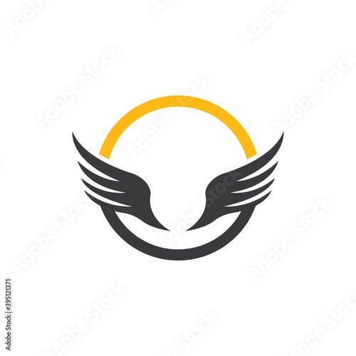 Wing Logo Vector Design for Company, Tattoo, etc