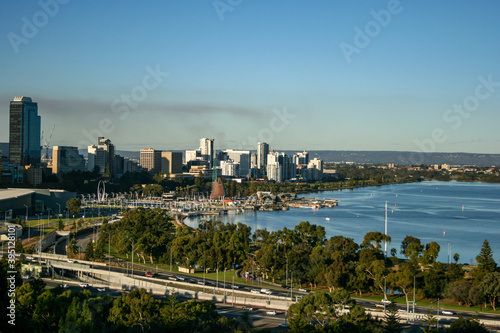 Perth from the Botanic Gardens, Kings Park, Western Australia