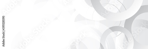 Abstract white and grey on light silver circle background modern design. Vector illustration design for corporate business presentation, banner, cover, web, flyer, card, poster, game, texture, slide