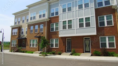 Exterior view of modern apartments