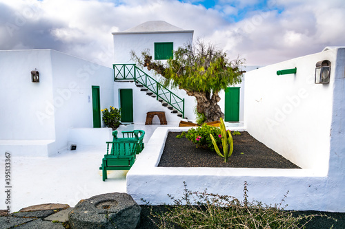 A part of Casa Museo del Campesino or Agricultural Museum designed by the famous artist Cesar Manrique. Mozaga, Lanzarote, Spain photo