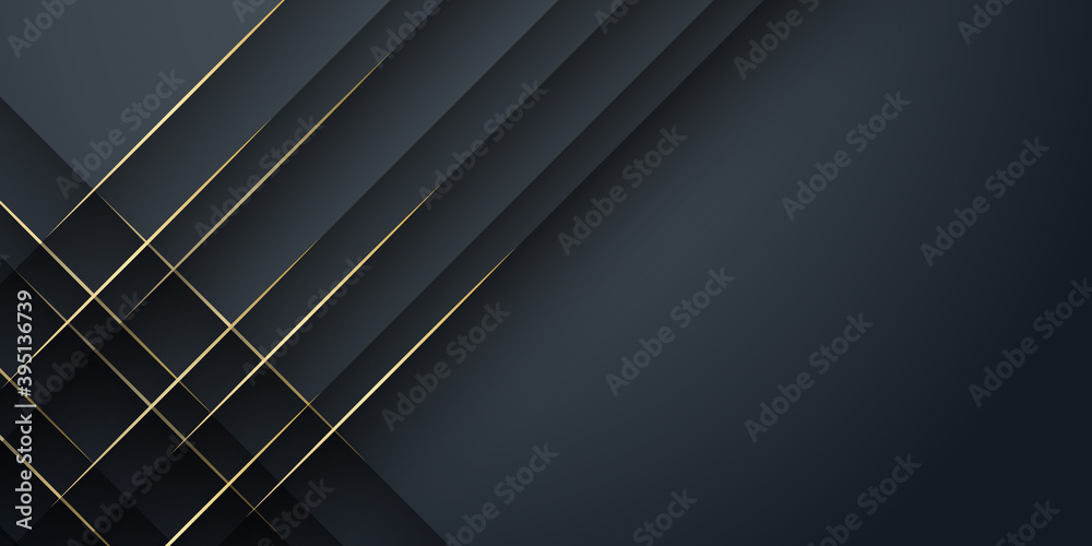 Abstract luxury geometric black with gold lines background vector design template . Premium Graphic design element with golden frame. Vector illustration design for corporate business presentation Abstract luxury geometric black with gold lines background vector design template . Premium Graphic design element with golden frame. Vector illustration design for corporate business presentation