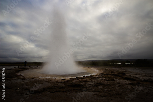 Geothermal eruption at Iceland