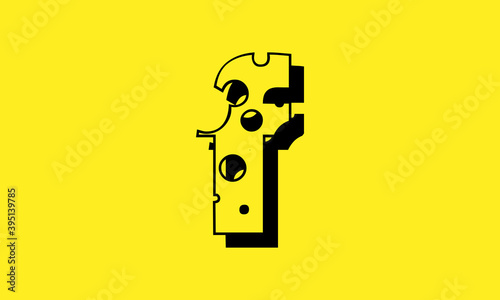 f Cheese Logo Design 