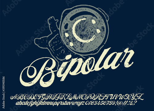  Craft vintage typeface design. Fashion type. Pop modern display vector letters