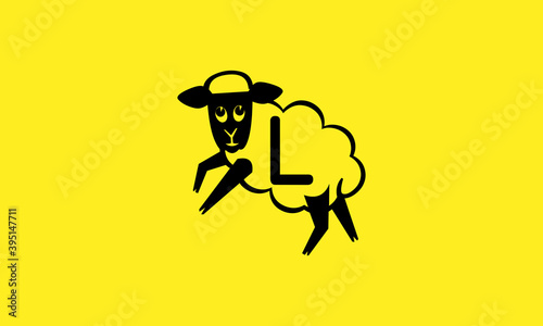 l Sheep Logo Design 