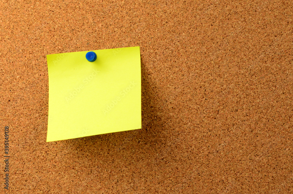 Memo On Corkboard Memo On Corkboard