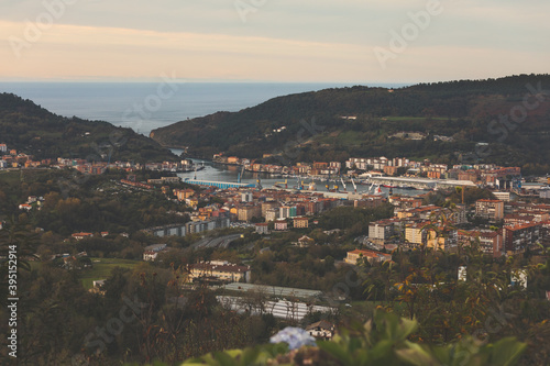 View from Pasaia bay; Basque Country.