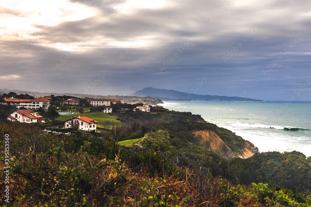 View from the North Basque Country coast.