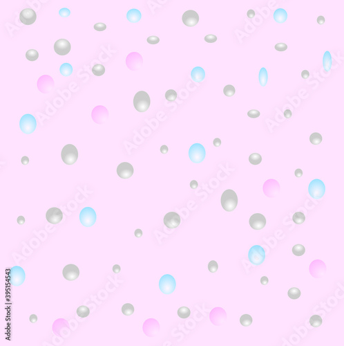 Delicate light pink background with colorful balloons. gradient. You can use it for decorating walls and Wallpaper. fabric, greeting cards.
