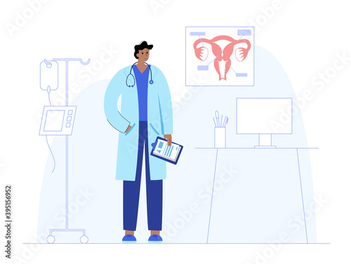 Gynecology clinic concept