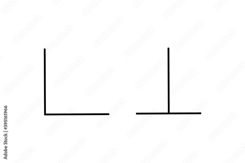 錯視の線画 錯視の線画