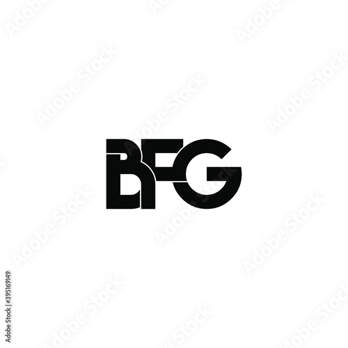 Fotografie bfg letter original monogram logo design