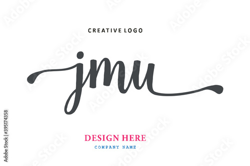 JMU lettering logo is simple, easy to understand and authoritative