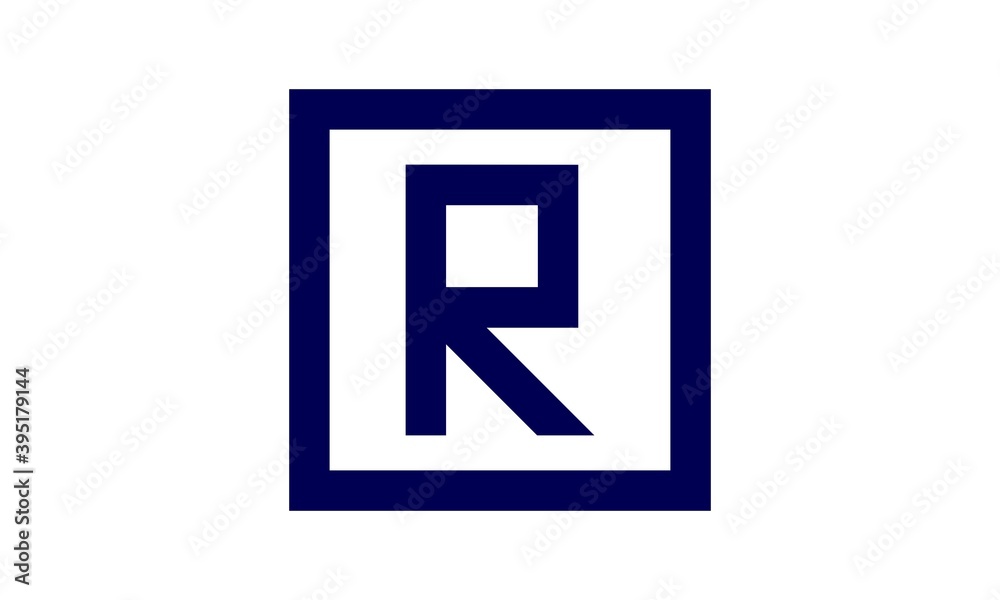 Abstract letter R illustration vector design Abstract letter R illustration vector design