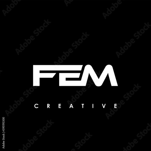 FEM Logo Design Template Vector Illustration	
